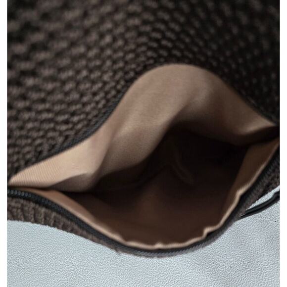 THE SAK SEQUOIA CROCHET HOBO COFFEE LEAF SHOULDER TOTE BAG PURSE MSRP $125 - Picture 7 of 11